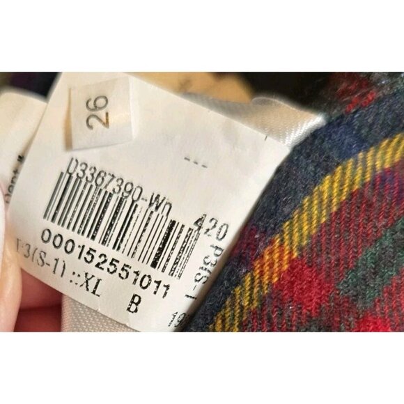 Eddie Bauer Shirt Mens XL Blue Green Tartan Plaid Button Up‎ Soft Flannel Mens - Picture 10 of 10